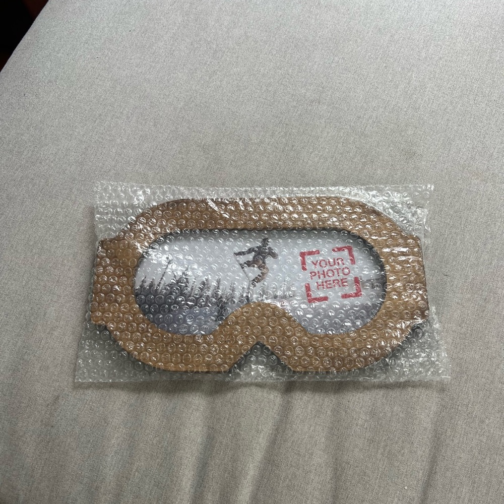Custom ski goggle frame